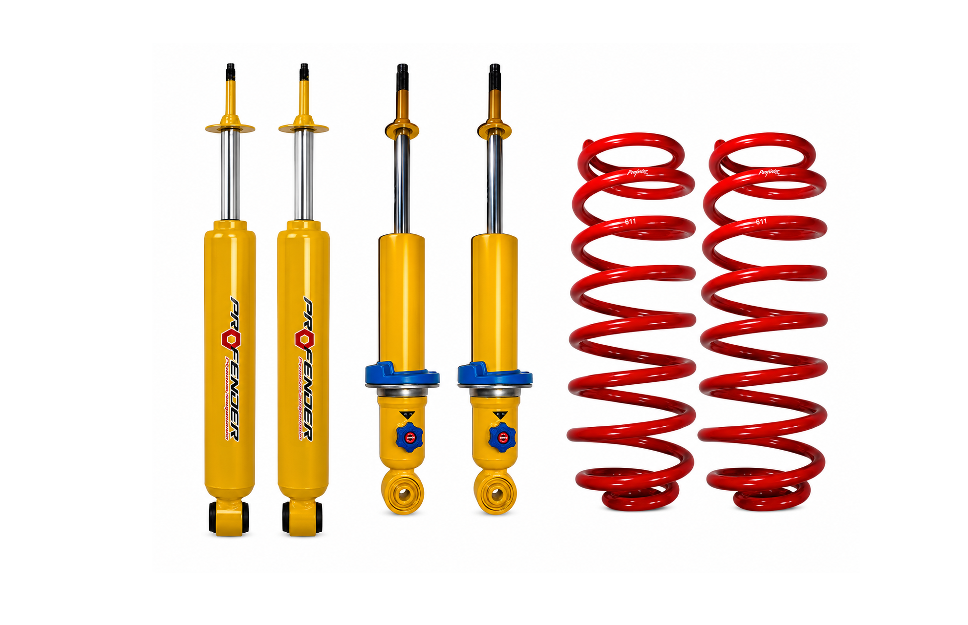 #2. KIT (4) AJUSTABLE 35 MM PRADO 150 SERIES/RUNNER 5ta/FJ CRUISER 06 + (2) RESORTES 